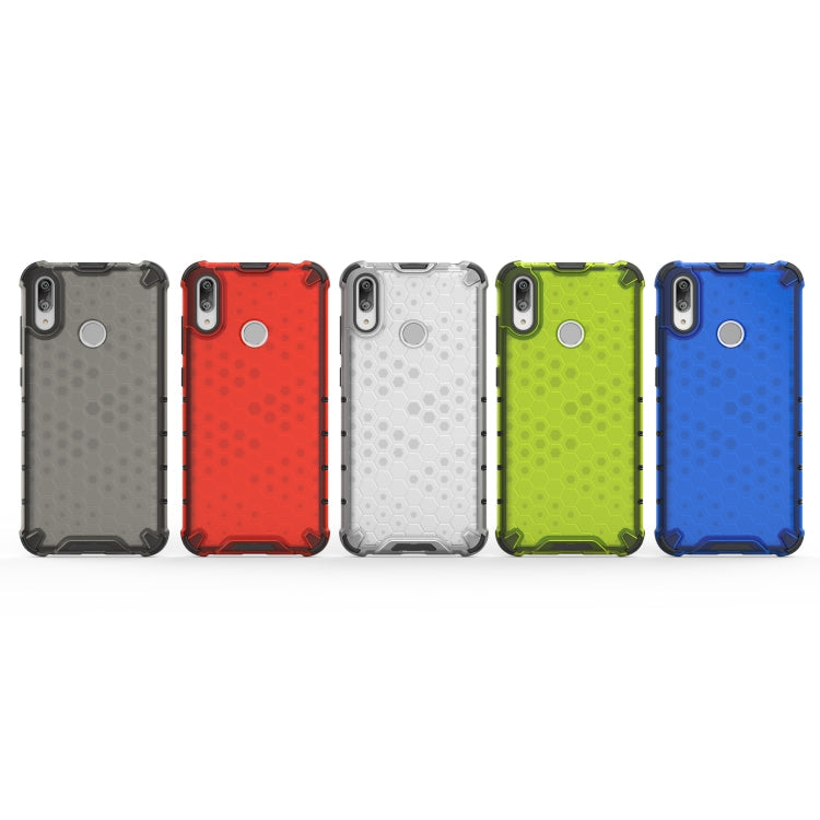 Honeycomb Shockproof PC + TPU Case for Huawei Y7(2019)