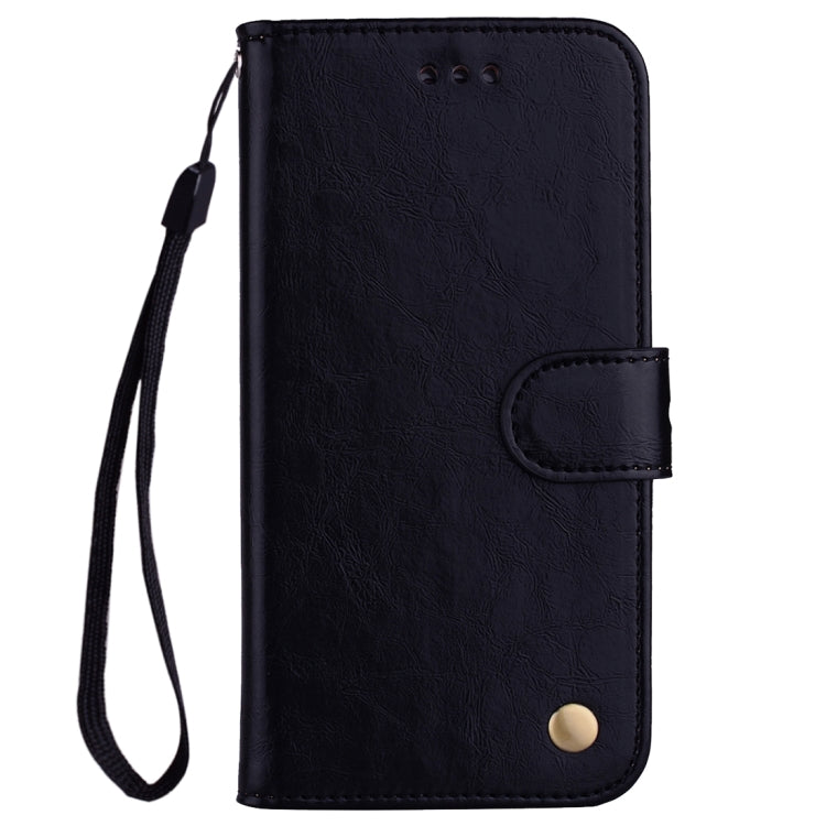 Business Style Oil Wax Texture Horizontal Flip Leather Case for Huawei Y6 (2018), with Holder & Card Slots & Wallet