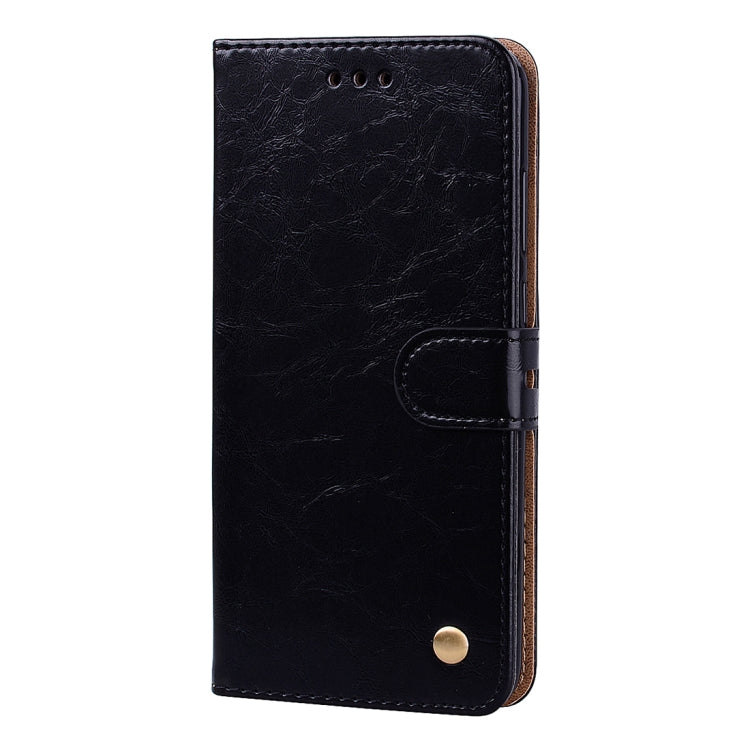 Business Style Oil Wax Texture Horizontal Flip Leather Case for Huawei Y6 (2018), with Holder & Card Slots & Wallet