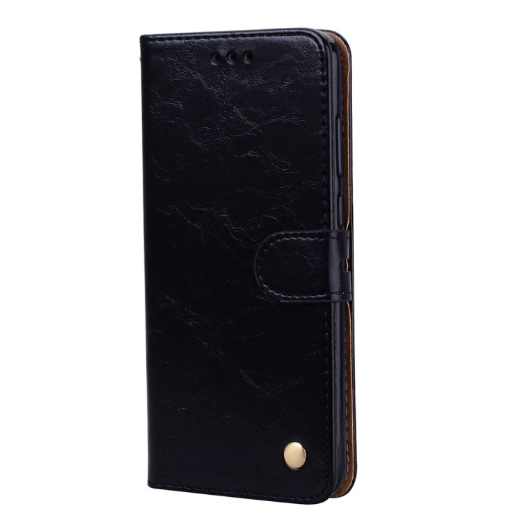 Business Style Oil Wax Texture Horizontal Flip Leather Case for Huawei Honor 7A (with fingerprint hole), with Holder & Card Slots & Wallet My Store