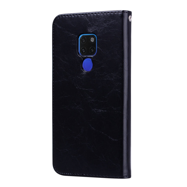 Business Style Oil Wax Texture Horizontal Flip Leather Case for Huawei Mate 20, with Holder & Card Slots & Wallet My Store