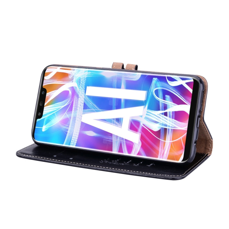 Business Style Oil Wax Texture Horizontal Flip Leather Case for Huawei Mate 20 Lite, with Holder & Card Slots & Wallet My Store