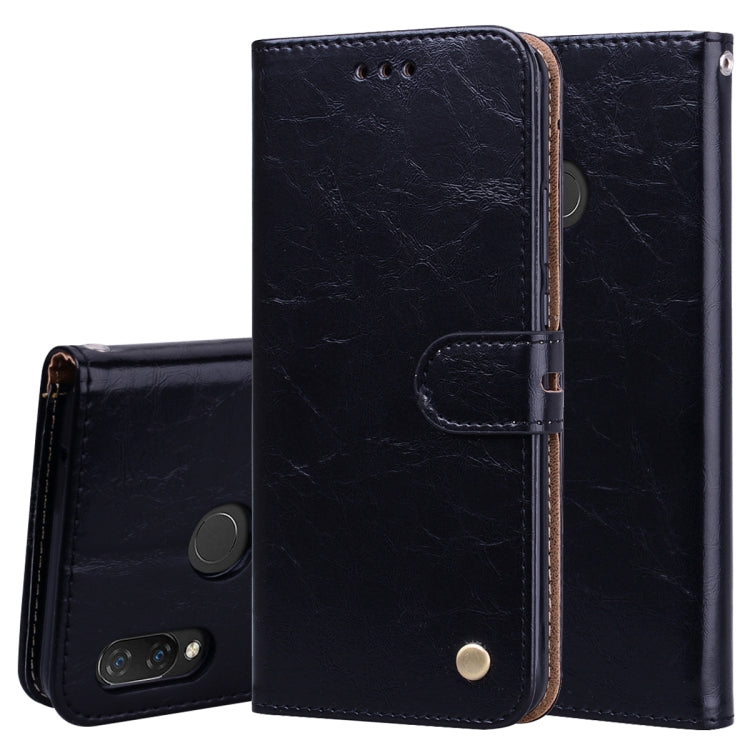 Business Style Oil Wax Texture Horizontal Flip Leather Case for Huawei Nova 3i & P smart Plus, with Holder & Card Slots & Wallet My Store