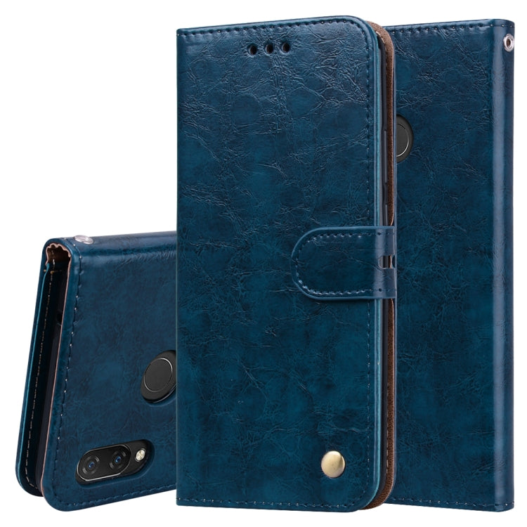 Business Style Oil Wax Texture Horizontal Flip Leather Case for Huawei Nova 3i & P smart Plus, with Holder & Card Slots & Wallet My Store