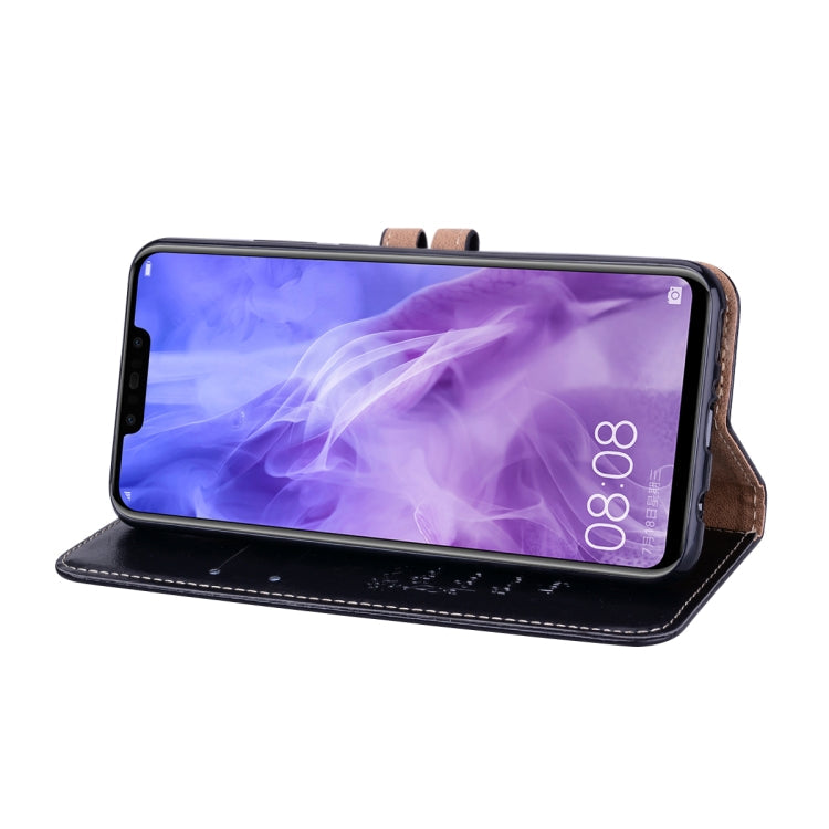 Business Style Oil Wax Texture Horizontal Flip Leather Case for Huawei Nova 3, with Holder & Card Slots & Wallet