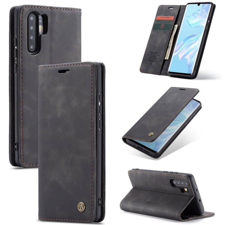 CaseMe-013 Multifunctional Retro Frosted Horizontal Flip Leather Case for Huawei P30 Pro, with Card Slot & Holder & Wallet My Store