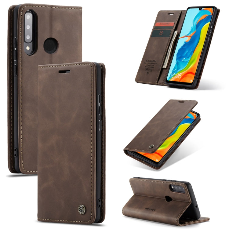 CaseMe-013 Multifunctional Retro Frosted Horizontal Flip Leather Case for Huawei P30 Lite, with Card Slot & Holder & Wallet My Store