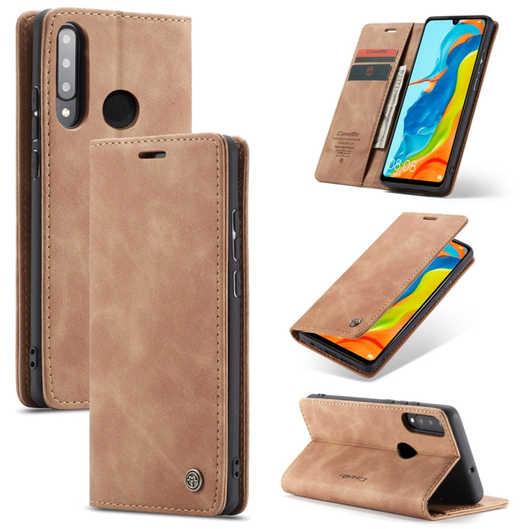 CaseMe-013 Multifunctional Retro Frosted Horizontal Flip Leather Case for Huawei P30 Lite, with Card Slot & Holder & Wallet My Store