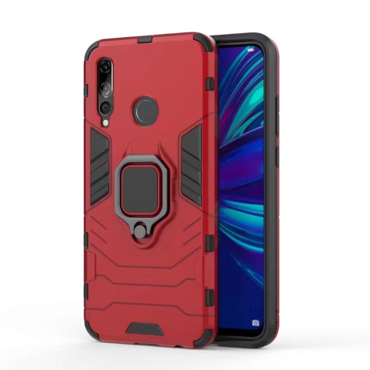 Shockproof PC + TPU Case with Magnetic Ring Holder for Huawei Enjoy 9s / P Smart+ 2019 My Store