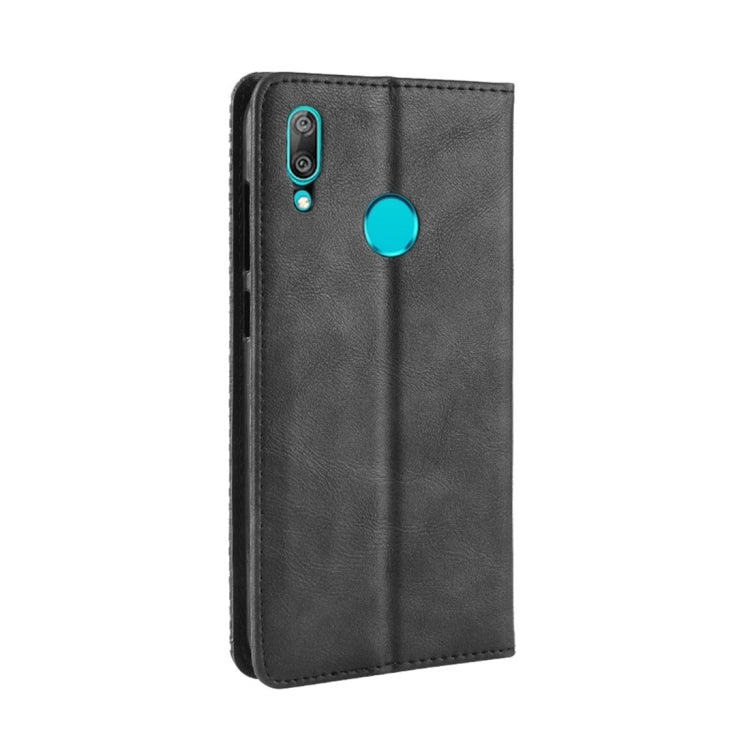 Magnetic Buckle Retro Texture Horizontal Flip Leather Case for Huawei Y7 (2019) / Y7 Prime (2019), with Holder & Card Slots & Wallet My Store