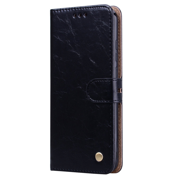 Business Style Oil Wax Texture Horizontal Flip Leather Case for Huawei Y6 (2019) / Honor 8A, with Holder & Card Slots & Wallet