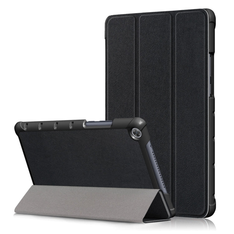 Custer Texture Horizontal Flip Leather Case for Huawei MediaPad M5 Lite 8 inch , with Three-folding Holder My Store