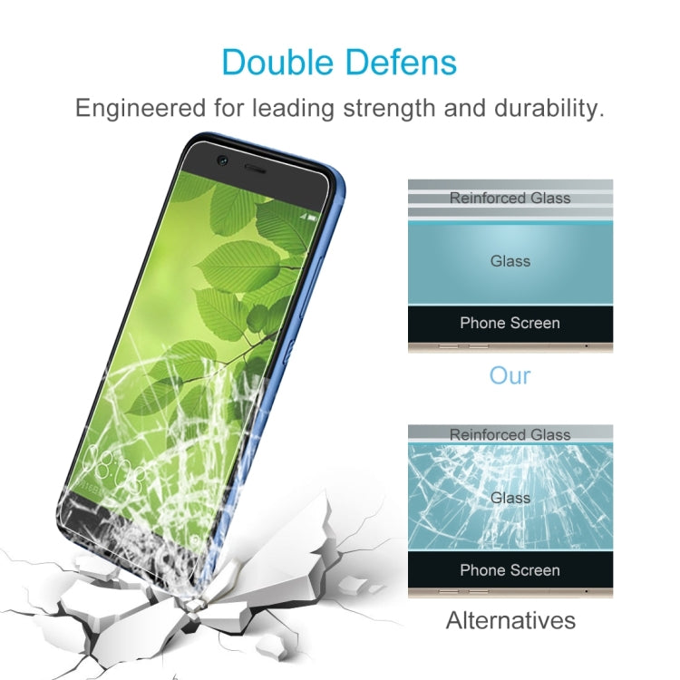 2 PCS for Huawei nova 2 Lite 0.26mm 9H Surface Hardness 2.5D Explosion-proof Tempered Glass Screen Film-Reluova