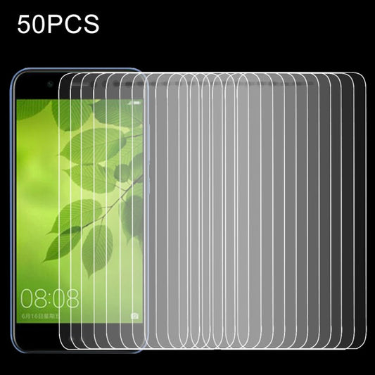 50 PCS for Huawei nova 2 Lite 0.26mm 9H Surface Hardness 2.5D Explosion-proof Tempered Glass Screen Film, No Retail Package My Store