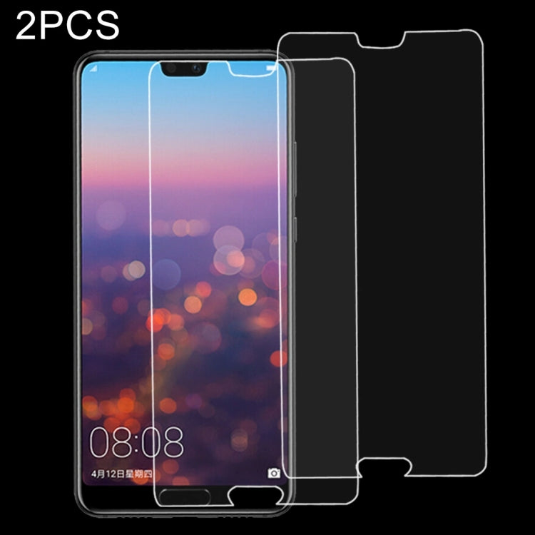 2 PCS for Huawei P20 0.26mm 9H Surface Hardness 2.5D Explosion-proof Tempered Glass Screen Film-Reluova