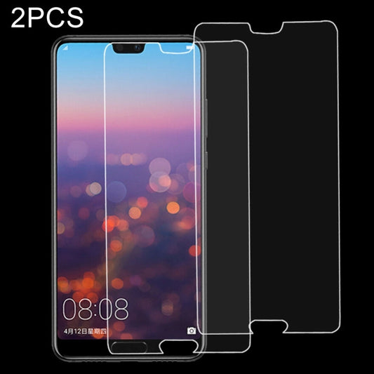 2 PCS for Huawei P20 0.26mm 9H Surface Hardness 2.5D Explosion-proof Tempered Glass Screen Film-Reluova