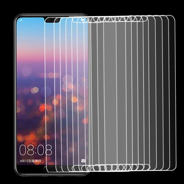 10 PCS for Huawei P20 0.26mm 9H Surface Hardness 2.5D Explosion-proof Tempered Glass Screen Film