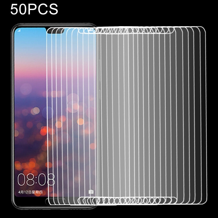 50 PCS for Huawei P20 0.26mm 9H Surface Hardness 2.5D Explosion-proof Tempered Glass Screen Film, No Retail Package My Store