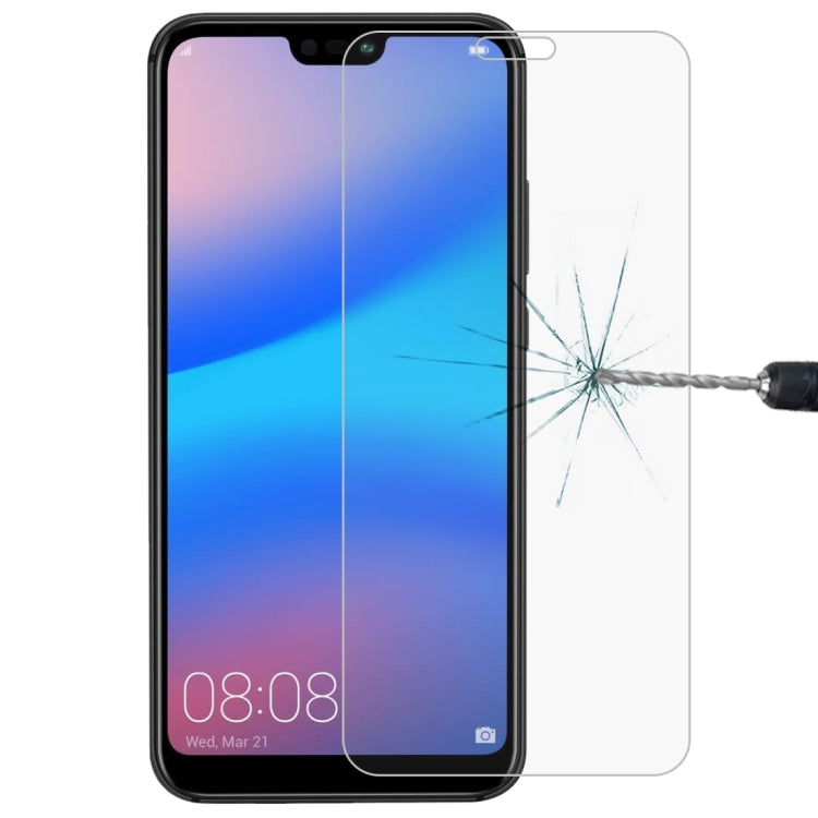 For Huawei P20 Lite 0.26mm 9H Surface Hardness 2.5D Explosion-proof Tempered Glass Screen Film