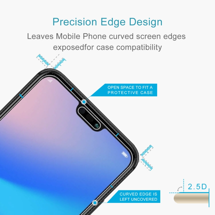 For Huawei P20 Lite 0.26mm 9H Surface Hardness 2.5D Explosion-proof Tempered Glass Screen Film My Store