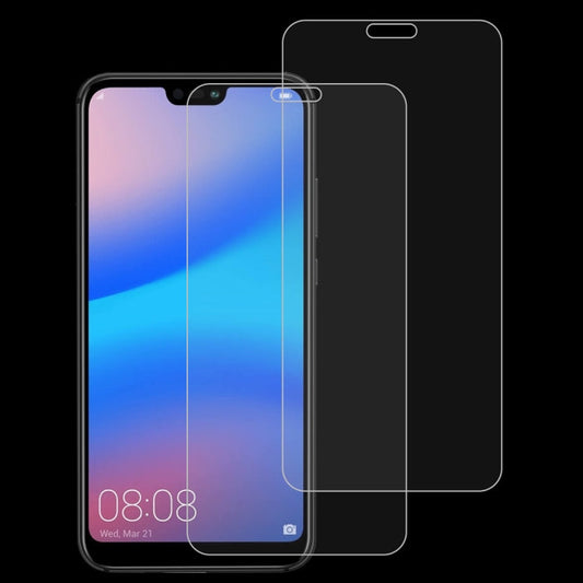 2 PCS for Huawei P20 Lite 0.26mm 9H Surface Hardness 2.5D Explosion-proof Tempered Glass Screen Film-Reluova