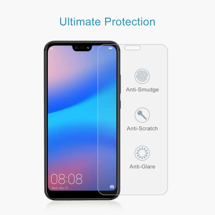 50 PCS for Huawei P20 Lite 0.26mm 9H Surface Hardness 2.5D Explosion-proof Tempered Glass Screen Film, No Retail Package My Store