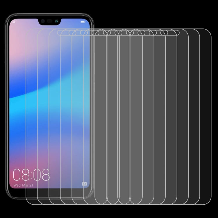 50 PCS for Huawei P20 Lite 0.26mm 9H Surface Hardness 2.5D Explosion-proof Tempered Glass Screen Film, No Retail Package My Store