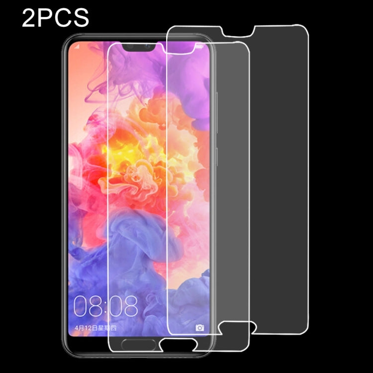 2 PCS for Huawei P20 Pro 0.26mm 9H Surface Hardness 2.5D Explosion-proof Tempered Glass Screen Film-Reluova