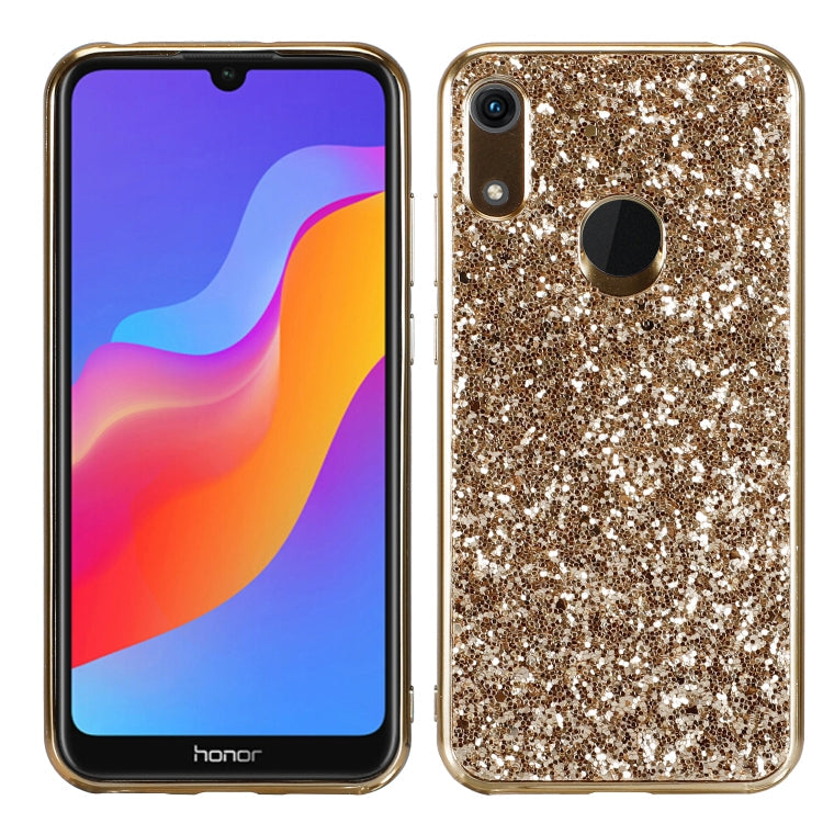 Glittery Powder Shockproof TPU Case for Huawei Honor Play 8A