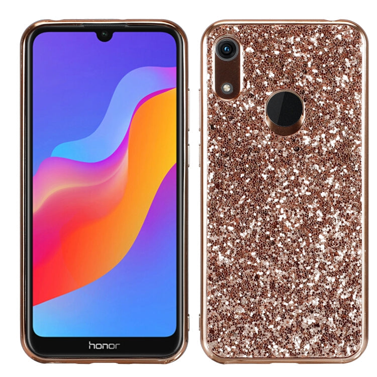 Glittery Powder Shockproof TPU Case for Huawei Honor Play 8A