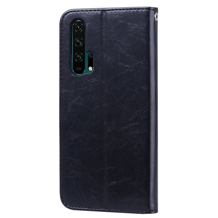 Business Style Oil Wax Texture Horizontal Flip Leather Case for Huawei Honor 20 Pro, with Holder & Card Slots & Wallet My Store