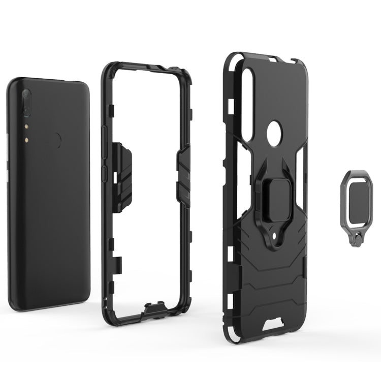 PC + TPU Shockproof Protective Case for Huawei P Smart Z / Y9 Prime (2019), with Magnetic Ring Holder My Store