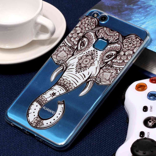 For Huawei  P10 Lite Embossment Tribal Owl Pattern Soft TPU Protective Case