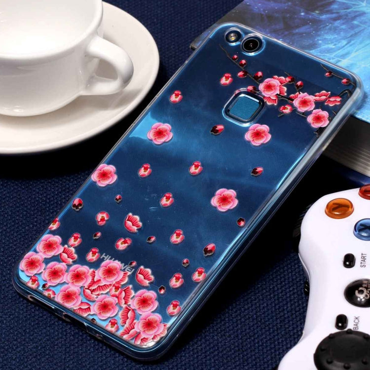 For Huawei  P10 Lite Embossment Tribal Owl Pattern Soft TPU Protective Case