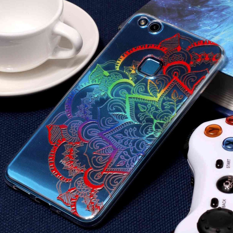 For Huawei  P10 Lite Embossment Tribal Owl Pattern Soft TPU Protective Case