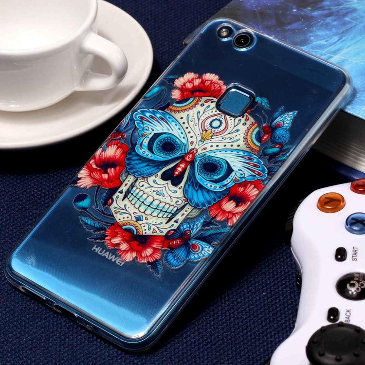 For Huawei  P10 Lite Embossment Tribal Owl Pattern Soft TPU Protective Case