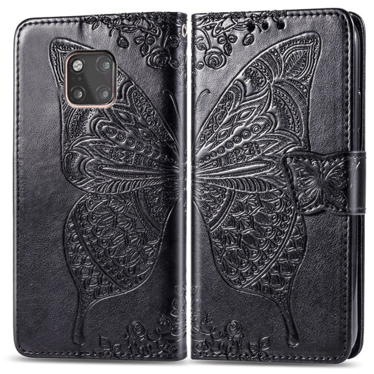 Butterfly Love Flowers Embossing Horizontal Flip Leather Case for Huawei Mate 20 Pro, with Holder & Card Slots & Wallet My Store