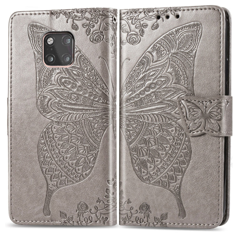 Butterfly Love Flowers Embossing Horizontal Flip Leather Case for Huawei Mate 20 Pro, with Holder & Card Slots & Wallet My Store