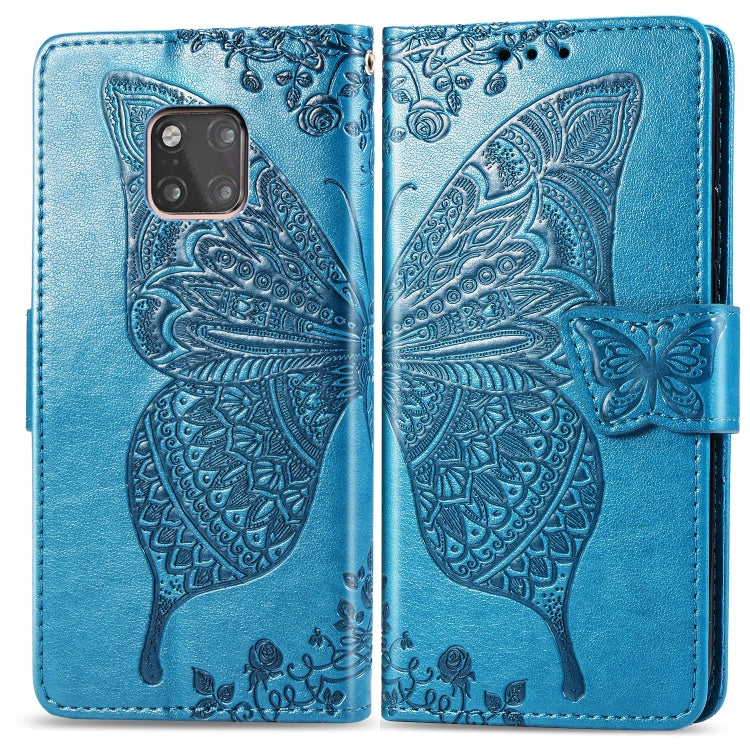 Butterfly Love Flowers Embossing Horizontal Flip Leather Case for Huawei Mate 20 Pro, with Holder & Card Slots & Wallet My Store