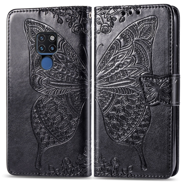 Butterfly Love Flowers Embossing Horizontal Flip Leather Case for Huawei Mate 20, with Holder & Card Slots & Wallet & Lanyard My Store