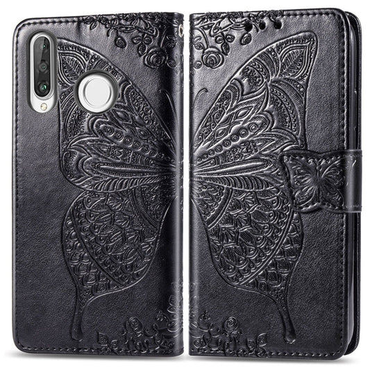 Butterfly Love Flowers Embossing Horizontal Flip Leather Case for Huawei P30 Lite / Nova 4e, with Holder & Card Slots & Wallet & Lanyard My Store