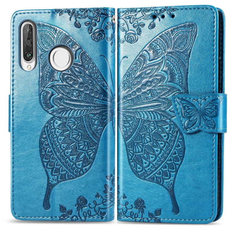 Butterfly Love Flowers Embossing Horizontal Flip Leather Case for Huawei P30 Lite / Nova 4e, with Holder & Card Slots & Wallet & Lanyard My Store