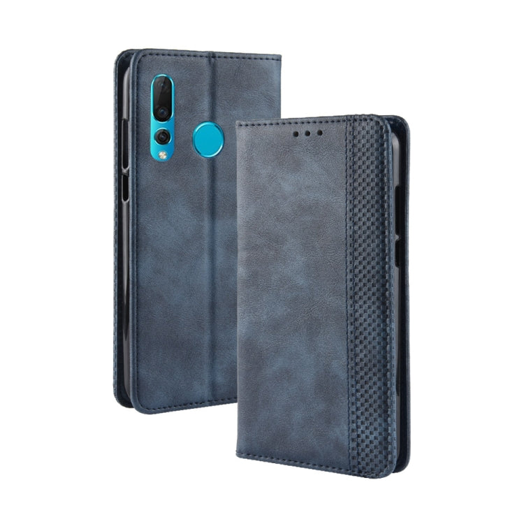 Magnetic Buckle Retro Texture Horizontal Flip Leather Case for Huawei nova 4, with Holder & Card Slots & Wallet My Store