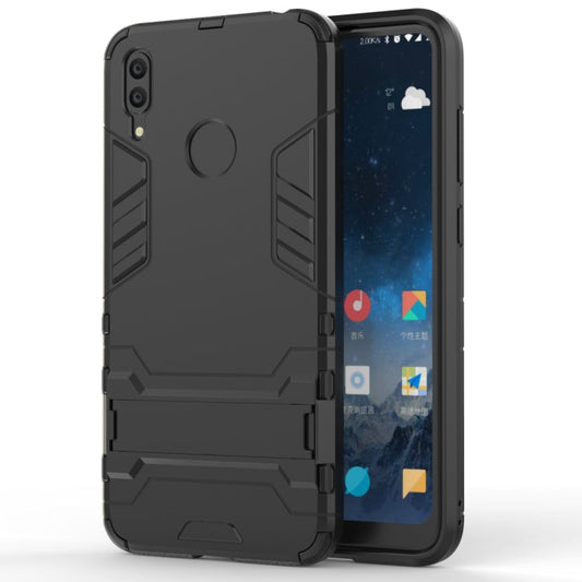 Shockproof PC + TPU Case for Huawei Y7(2019), with Holder