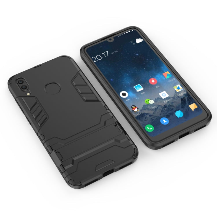 Shockproof PC + TPU Case for Huawei Y7(2019), with Holder