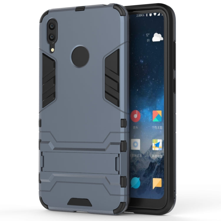 Shockproof PC + TPU Case for Huawei Y7(2019), with Holder