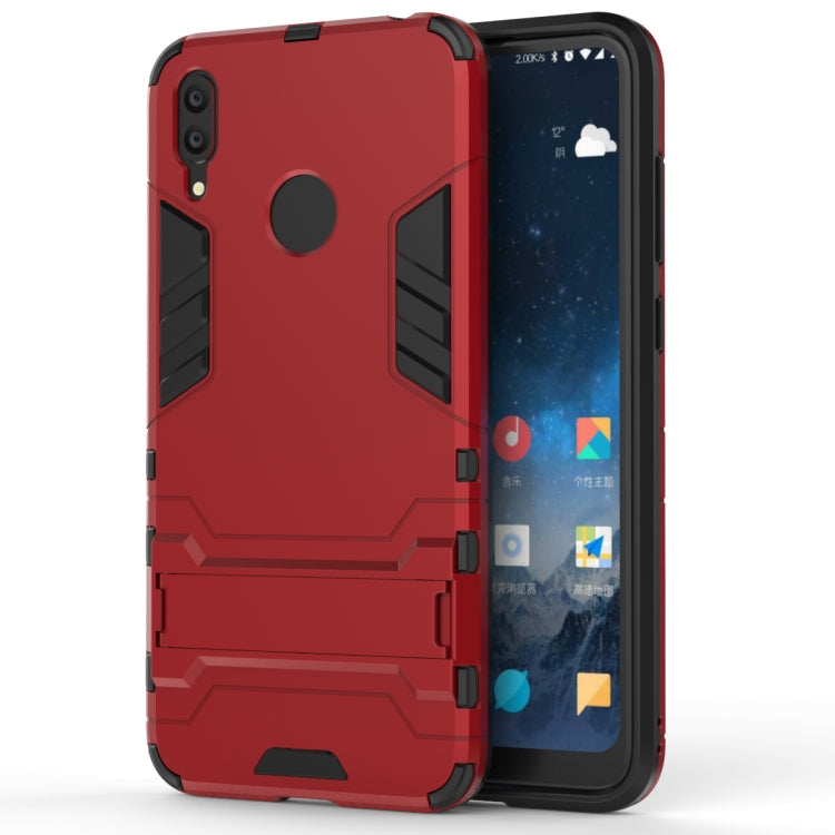 Shockproof PC + TPU Case for Huawei Y7(2019), with Holder My Store