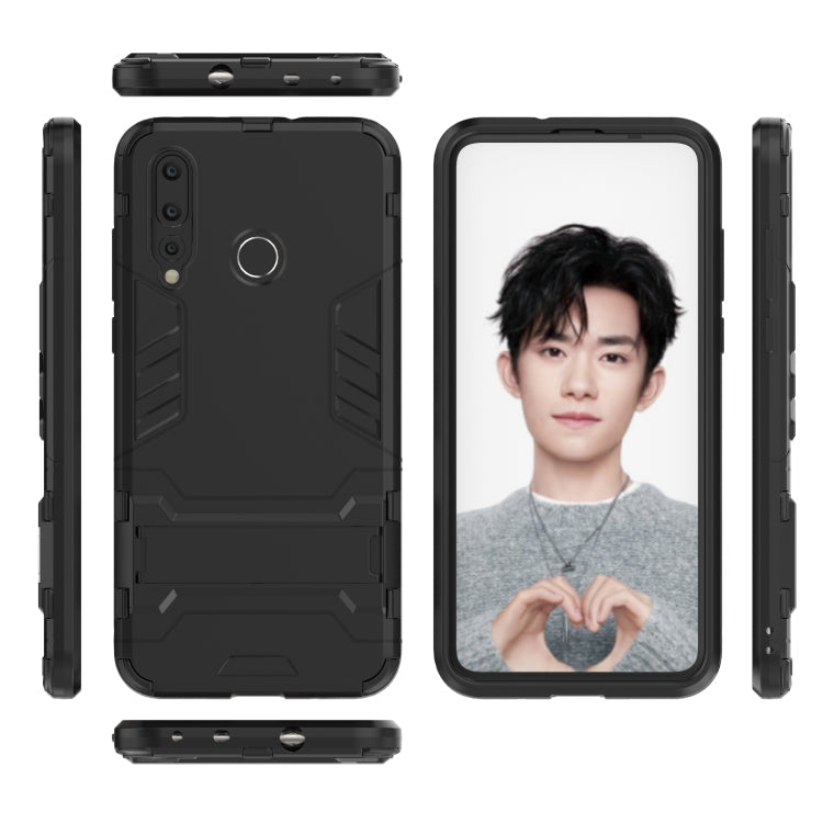 Shockproof PC + TPU Case for Huawei Nova 4, with Holder