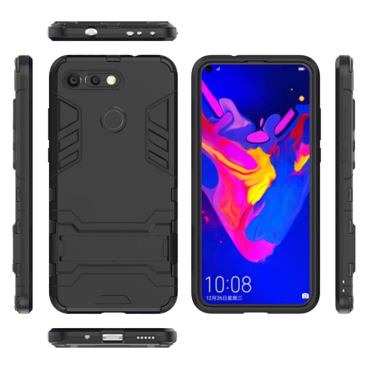 Shockproof PC + TPU Case for Huawei Honor V20, with Holder My Store