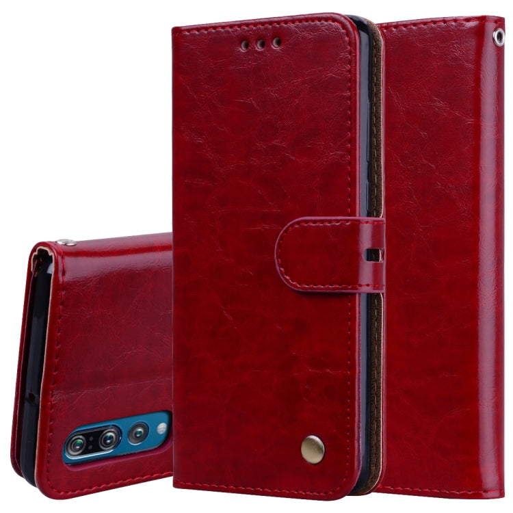 Business Style Oil Wax Texture Horizontal Flip Leather Case for Huawei P30, with Holder & Card Slots & Wallet